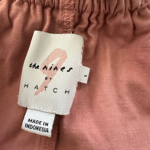 The Nines by Hatch Pink Ruffle Collar Cropped Jumpsuit - Picture 10 of 10